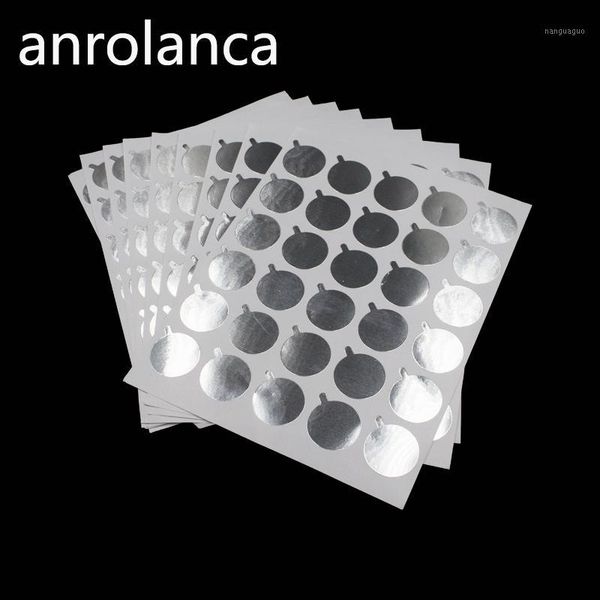 

pcs disposable eyelash glue pads extension lashes holder pallet round foil eye sticker grafting tools1