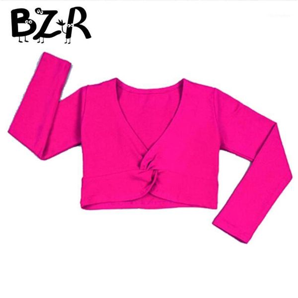 

stage wear bazzery 2021 girl ballet gymnastic leotard jacket long sleeved dance sweater coat kids clothing wrap, Black;red