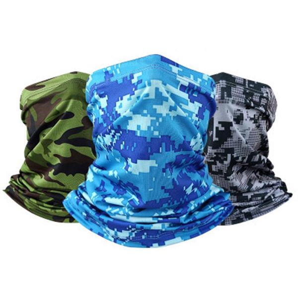 

camping hiking scarves cycling sports bandana outdoor headscarves riding headwear men women scarf neck tube cooling caps & masks, Black