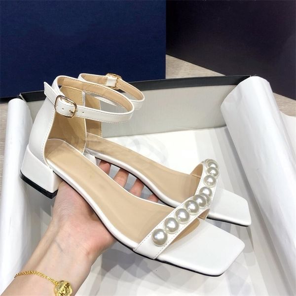 

69% off store online direct sale 2021 summer new sandals square head thick heel middle shoes with open toe back wrap women's, Black