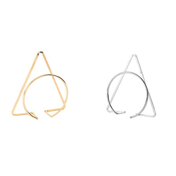 

high-end triple-cornered nordic style napkin buckle soft model room furniture tableware ornaments ring rings