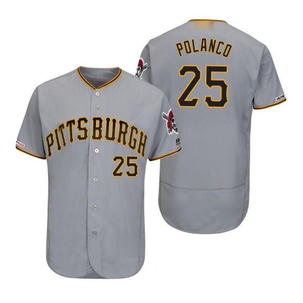 

pittsburgh pirates men 25gregory polanco white youthjersey, Black;red