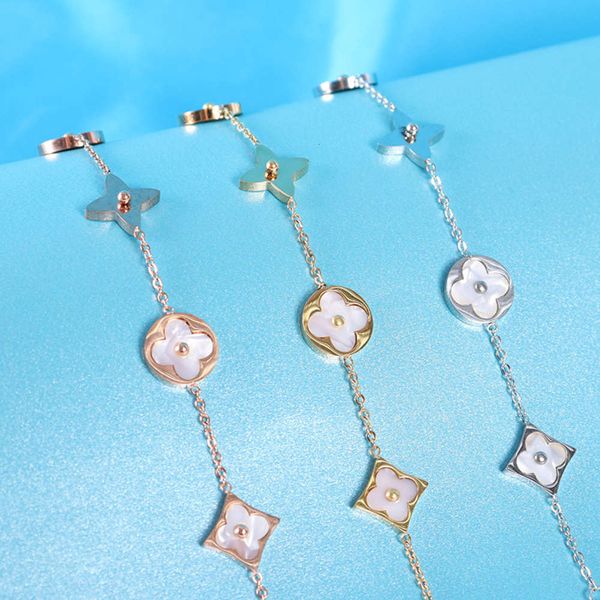 

,bracelet titanium steel does not fade korean bracelet rose gold bracelet femininity net red lovers friends niche design trend, Golden;silver