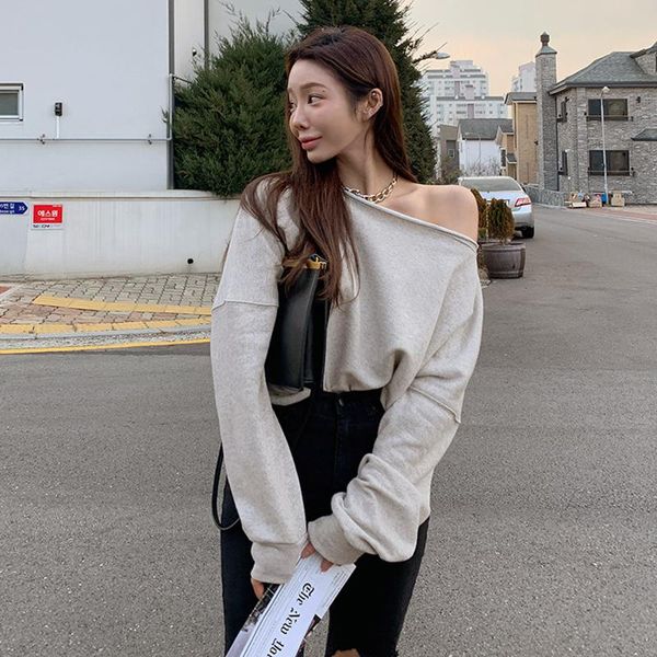 

hoody womens tracksuits hooded sweatshirts 2021 autumn winter fleece oversize hoodies solid jackets sweatshirt women fleeces women's, Black