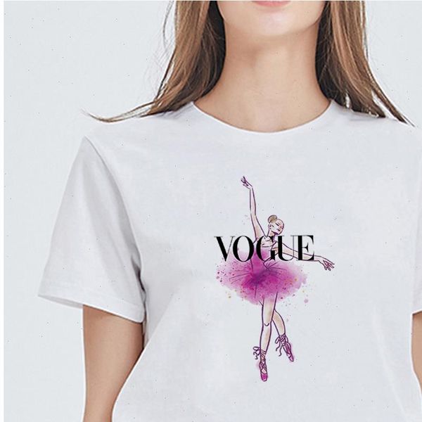 

women t shirt sale arrival short sleeve casual tee breathable loose vogue o neck dancer clothe, White