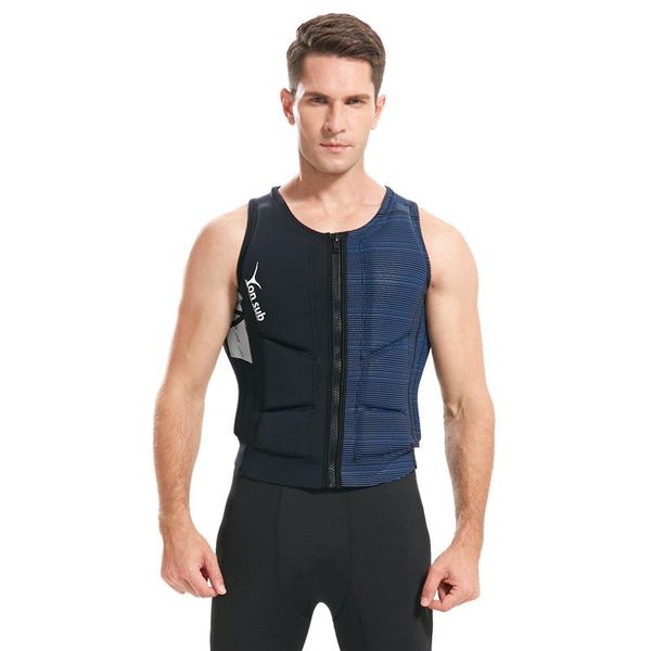 

life jacket buoyancy vest for water sports swim surfing ski rescue boats drifting fishing aid clothing neoprene zip up & buoy