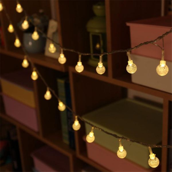 

strings multi-color 50m 400 led crystal ball string light globe fairy garland lights for christmas wedding holiday party decor