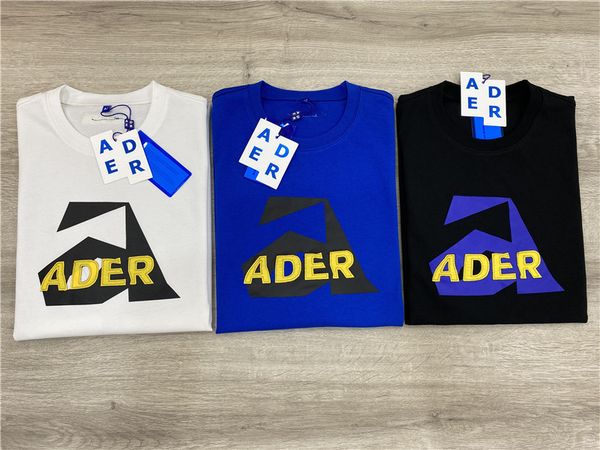 

men's t-shirts ader error universe soon male t-shirt adhere short sleeve come back 3d signal t, White;black