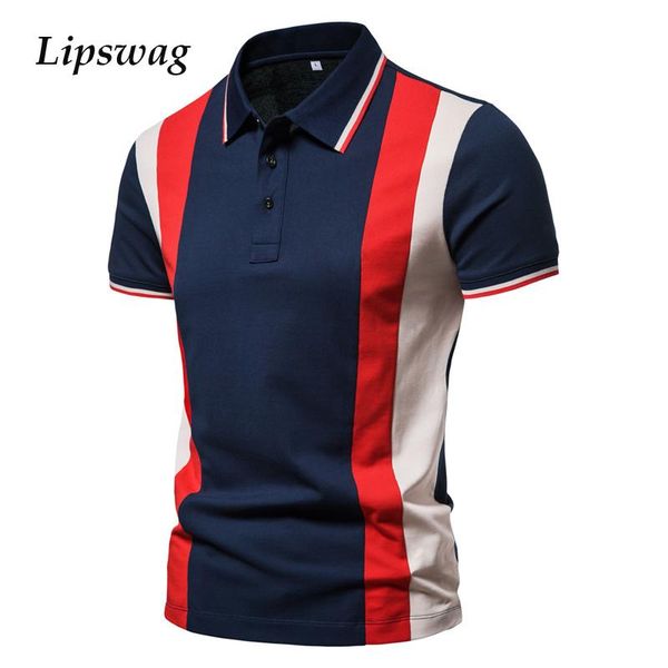

men's polos patchwork short sleeve shirt casual men summer slim pullovers mens buttoned turn-down collar fashion shirts 2021, White;black
