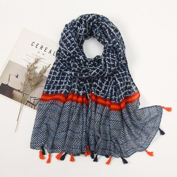 

scarves retro style lady tassel shawl scarf beach sunscreen shawls autumn winter muffler headband foulards muslim women hijab, Blue;gray