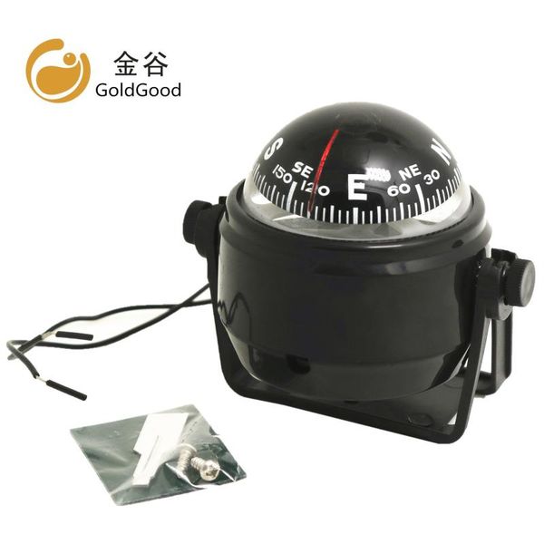 

lighted compass guide ball magnetic declination adjustable outdoor gadgets