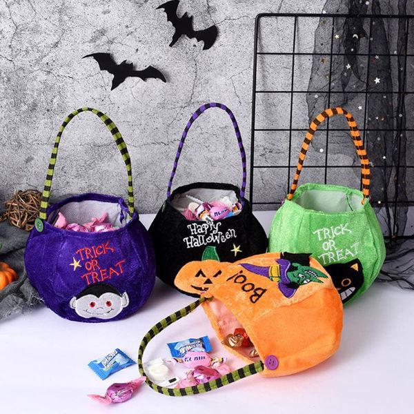 

gift wrap portable candy bag creative halloween large witch cat pumpkin holders decoration supplies