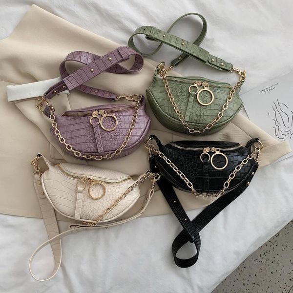 

totes 2021 chain shoulder handbags female travel cross body bag simple fashion small pu leather crossbody bags for women