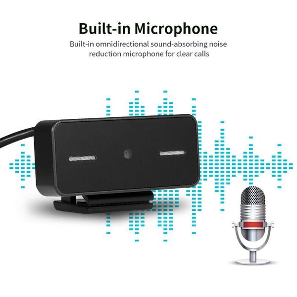 

digital voice recorder usb 1080p 2mp hd pc webcam camera web cam with mic auto focus for laptop