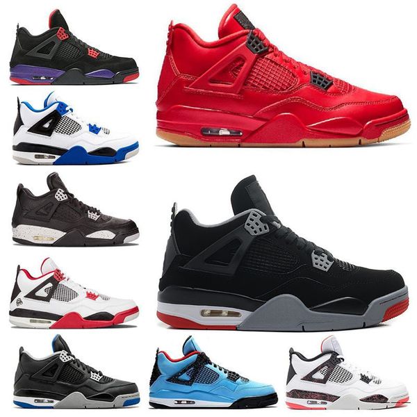 

2021 men women 4s basketballs shoes fire red 4 black cat pure money guava ice nostalgia metallic purple mens trainers athletic k2r5moor