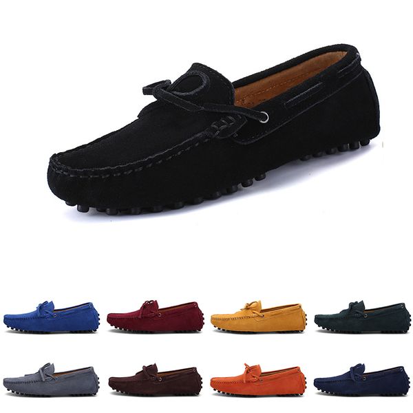 

men casual shoes Espadrilles triple black navy brown wine red green khaki Orange mens sneakers outdoor jogging walking nine