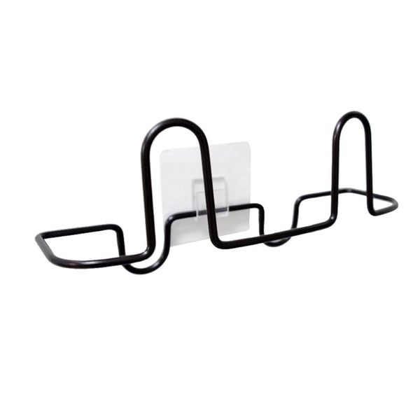 

wall mount shoe rack slipper shelf storage organizer for bathroom shower room (coffee) clothing & wardrobe