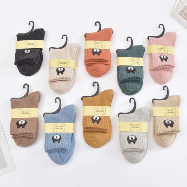 

little winter thickened plush long wool, Black;white