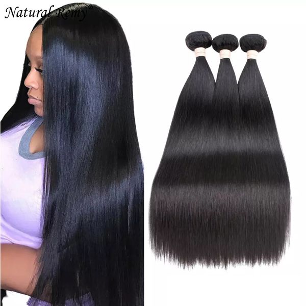 

straight raw hair bundles natural color 10-24inch, Black