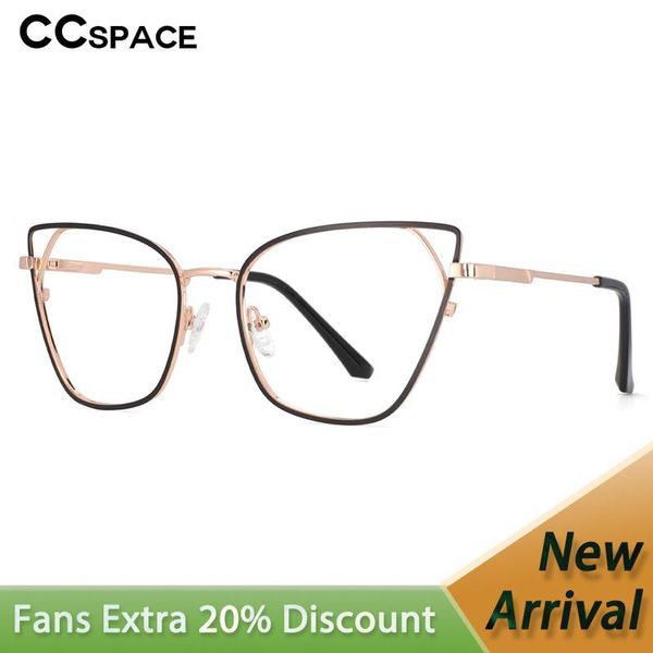 

sunglasses 53777 cat eye square anti blue ray metal ladies eyewear decorative simple women's computer glasses, White;black