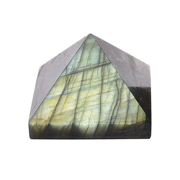 

natural crystal pyramid quartz labradorite healing stone chakra reiki obelisk meditation point home decoration crafts decorative objects & f