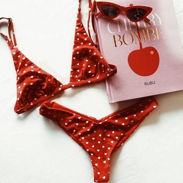 

swimwear women 2021 new dot bikini set bathing suit cute swimsuit thong brazilian bikini maillot de bain 3303by air