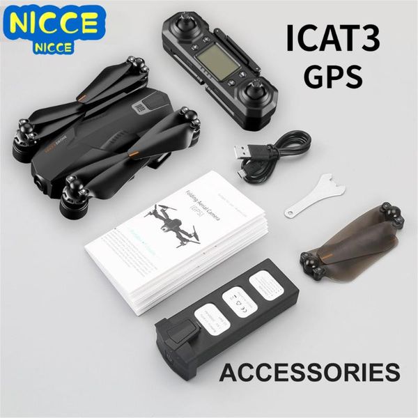 

brushless gps drone optical flow positioning rc folding helicopter aircraft with 4k hd camera drones