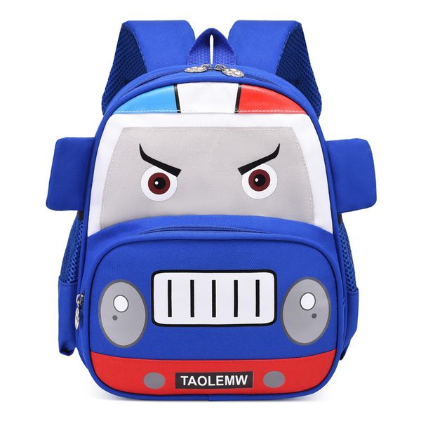 

backpack cartoon nylon car for children kindergarten schoolbag boys and girls