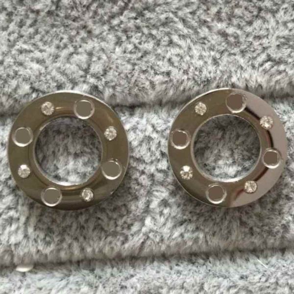 

classic design lover earrings wedding ear studs stainless steel for women jewelry wholesale, Golden;silver