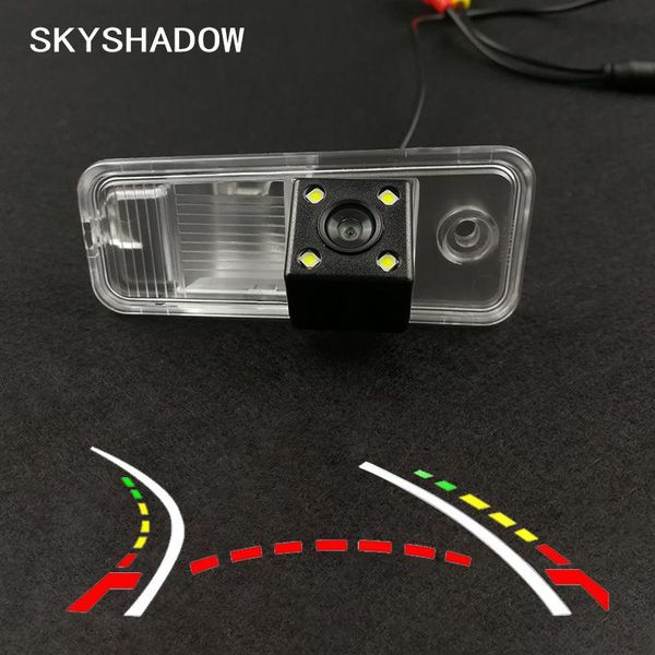 

car rear view cameras& parking sensors hd wireless ccd camera fisheye 8 12 led dynamic night vision bracket waterproof for ix25 2014