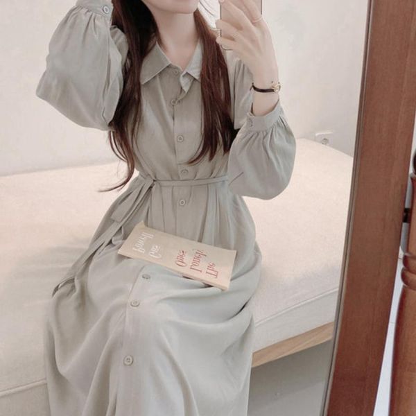 

casual dresses elegant for women summer 2021 korean style, Black;gray