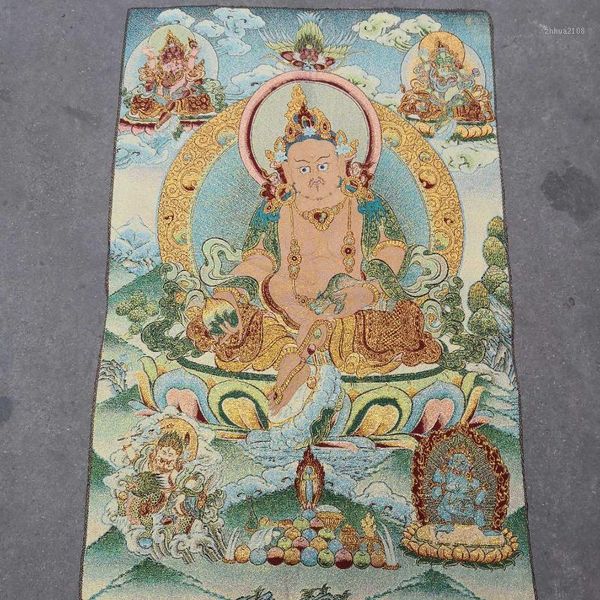 

other arts and crafts tibetan thangka buddha statue treasure heaven king huang caishen1