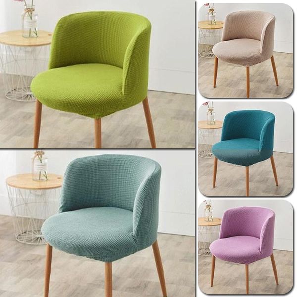

chair covers washable stretch slipcovers for wedding dining room office banquet round seat jacquard fleece cover home decor