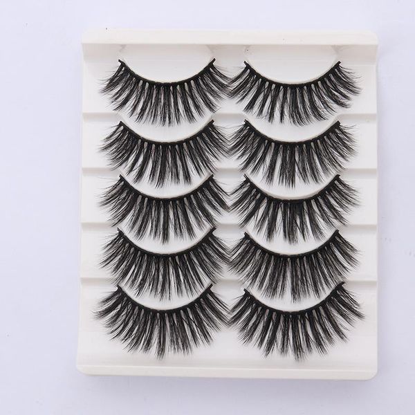 

pairs fashion 3d faux mink hair false eyelashes wispy fluffy dramatic eyelash natural handmade cruelty-makeup tools1