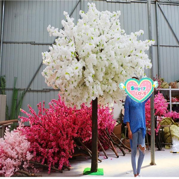 

artificial cherry flowers tree simulation fake peach wishing trees art ornaments and wedding centerpieces decorations decorative & wreaths