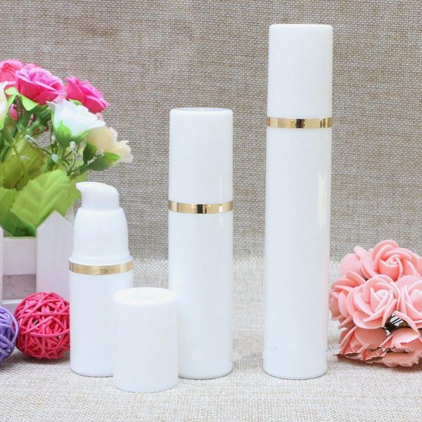 

storage bottles & jars 100pcs 15ml 30ml 50ml pp airless bottle vacuum pump lotion used for skincare packaging