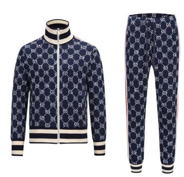 

mens fashion new men tracksuit sweat suits sports suit men hoodies jackets tracksuits jogger suits jacket pants sets, Gray