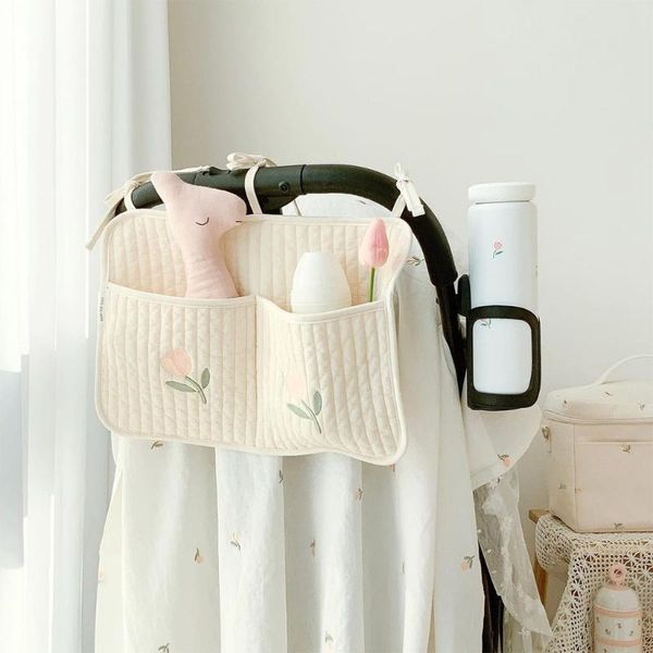 

stroller parts & accessories baby crib hanging bag cot bed toys diaper storage organizer nappy holder pocket for infant bedding