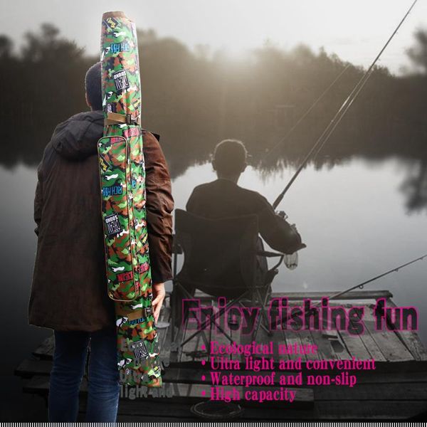 

fishing accessories rod bag oxford cloth multifunction lure portable foldable outdoor carrier pole reel storage case 1.52m 1.5m 1.22m 1m