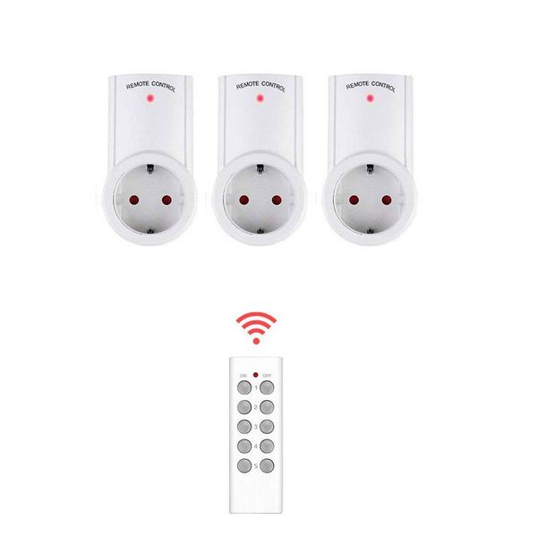 

smart power plugs universal wireless remote control wall socket for home with rf 433.92mhz eu plug