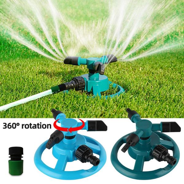 

watering equipments 360 degree automatic rotating garden lawn water sprinklers system quick coupling nozzle irrigation supplies