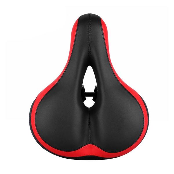 

bike saddles reflective saddle absorbing mountain seat spring comfortable red sports cushion cycling pad