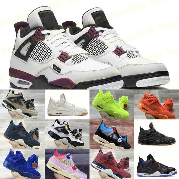 

paris 4 4s mens basketball shoes noir guava ice blue white x sail bred se neon rasta denim black game royal keychain sneakersd8xn