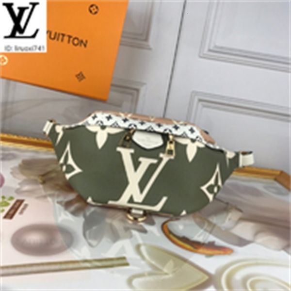 

brand designer luxury 2ucn m44418 green flower apricot flower belt bag women handbags iconic bags handles shoulder bags totes cross body, Red;black