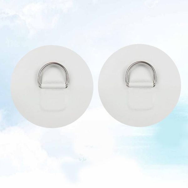

rafts/inflatable boats 2 pcs 3cm stainless steel d-ring patch handle sticker inflatable boat canoe accessories ring patc