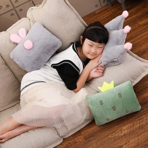 

pillow cartoon warm hand body nap winter