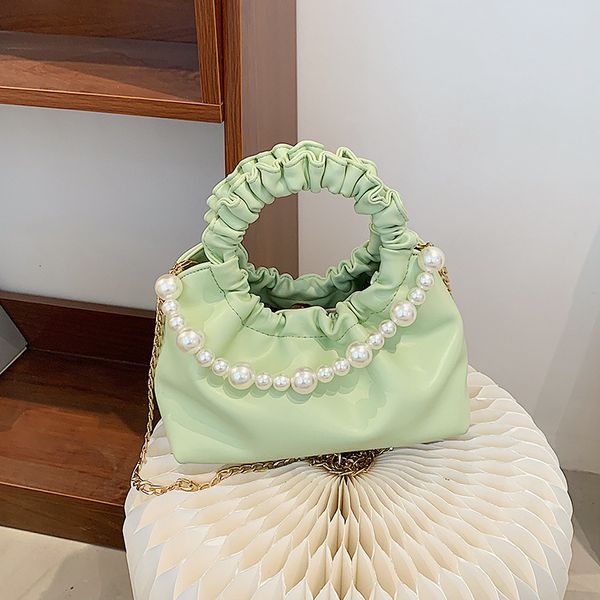

handbag bag 2021 fashion women's summer chain messenger wrinkled cloud