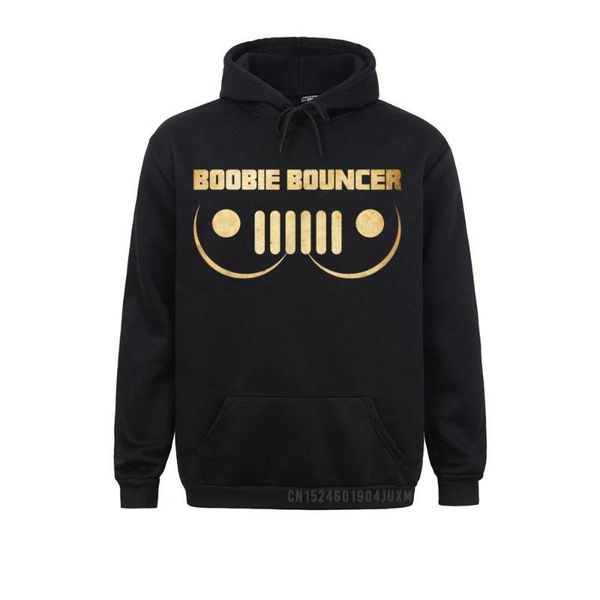 

men's hoodies & sweatshirts boobie bouncer women hooded men winter long sleeve classic clothes, Black