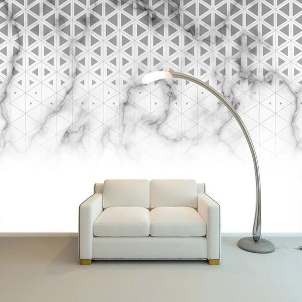 

wallpapers milofi custom 3d geometric line background wallpaper mural