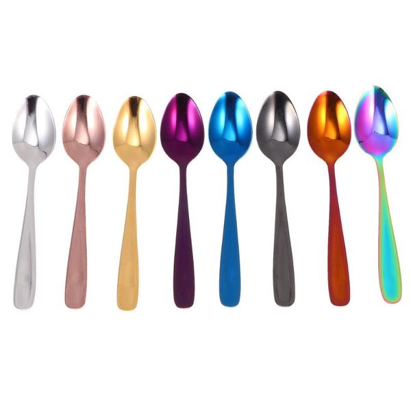 

spoons 8 pcs kitchen mixing gadgets stainless steel tea
